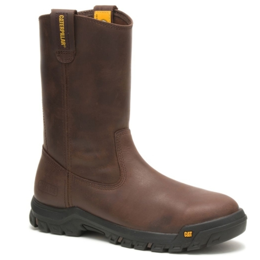 Caterpillar Drawbar Pull On Work Boot Size 9.5